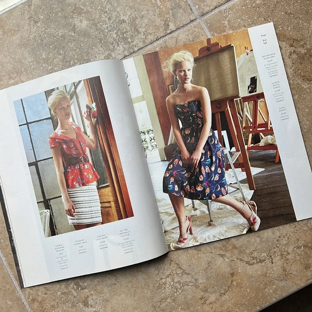 Anthropologie 2012 Catalog July Location New Orleans 43 Pages — Classic Archive